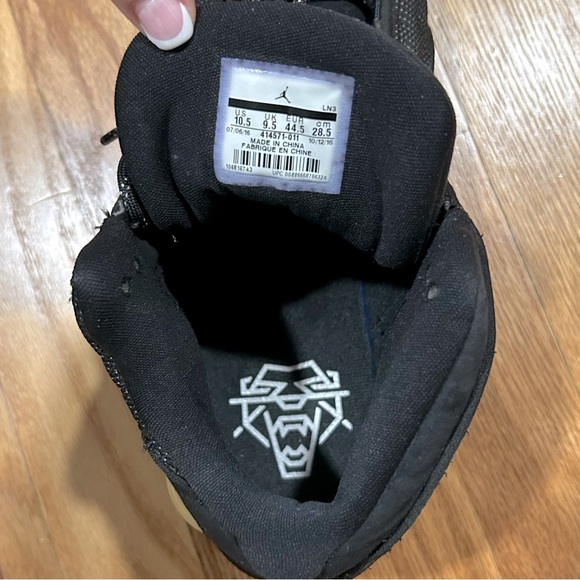 Nike Air Jordan 13 XIII Retro Black Cat Basketball Shoes Mens Size 10.5 - Picture 8 of 9